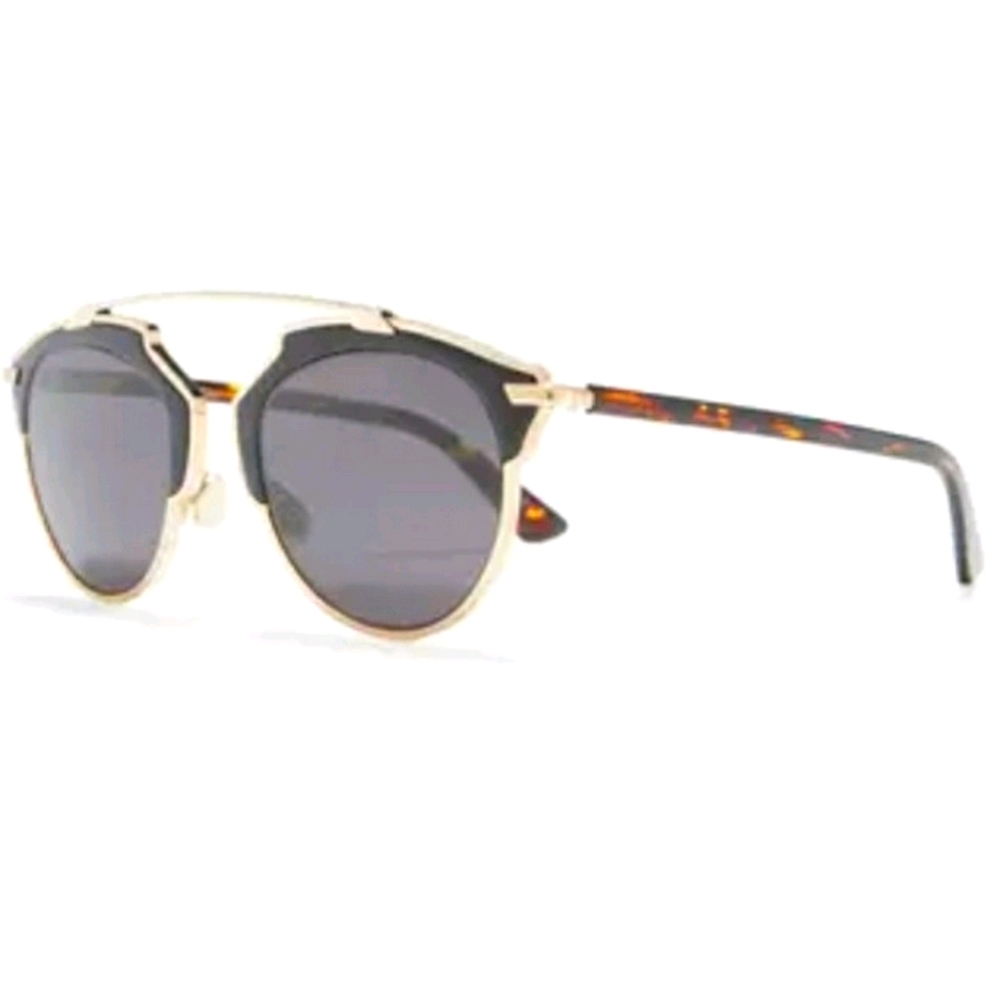 Dior So Real Modified Aviator Sunglasses D-17 Luxury Modern Minimalist
